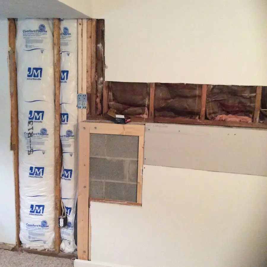 Wall insulation replacement during Structural Drying in Front Royal